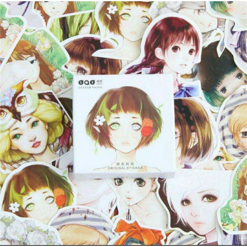 Jual Sticker Character Girls (isi 15pcs) | Shopee Indonesia