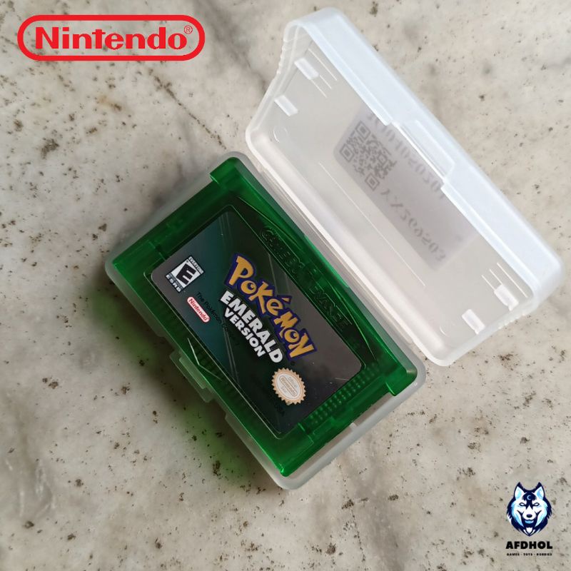 Custodia per cartucce, per GameBoy Advance GBA/GBA SP/GBM/NDS/NDSL con vite (blu trasparente