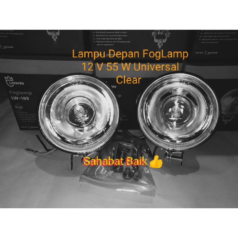 Jual Lampu Kabut Mobil Fog Lamp In Volt W Universal Lw Per Set Shopee Indonesia