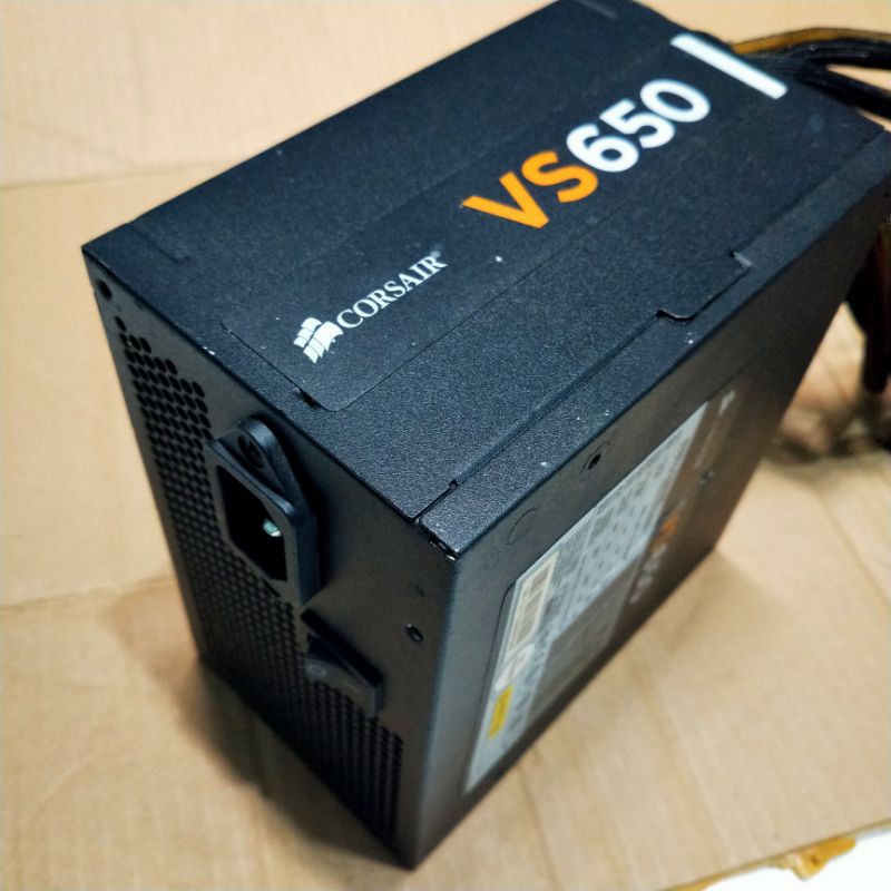 Jual PSU Power Supply Corsair VS650 650 watt pure pin pin lengkap ...