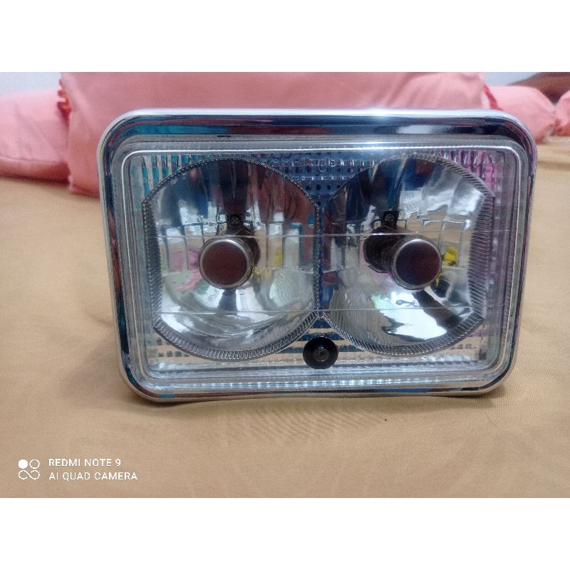 Jual headlamp lampu kotak bohlam 2 mata dua Yamaha rxs cocok untuk
