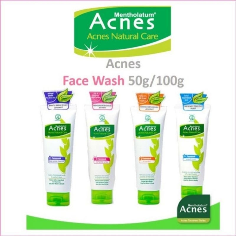 Jual Acnes Facial Wash 100 Gr All Varian | Shopee Indonesia