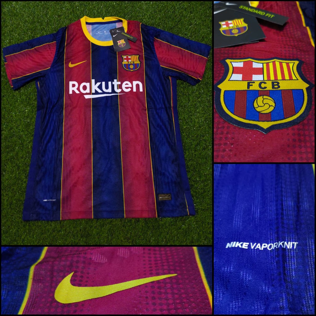 Jual JERSEY BOLA BARCELONA HOME PLAYER ISSUE 2020/2021 GRADE ORI ...