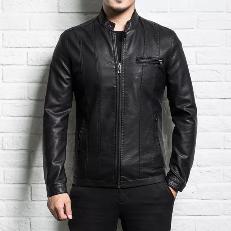 Jual Jaket Kulit Domba Asli Pria - Detail Jahitan Rapi Desain Ekslusif ...