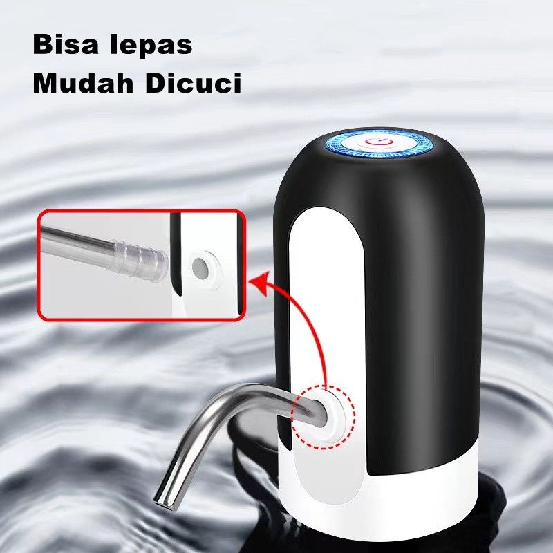 Jual Pompa Aqua Halon Listrik Pompa Galon Usb Recharge Shopee Indonesia 9600