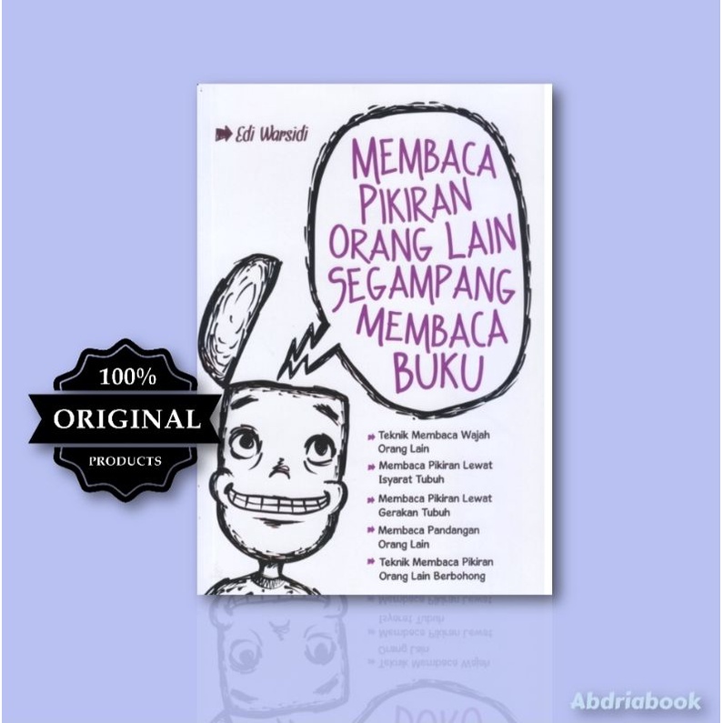 Jual Buku Membaca Pikiran Orang Lain Segampang Membaca Buku (2022