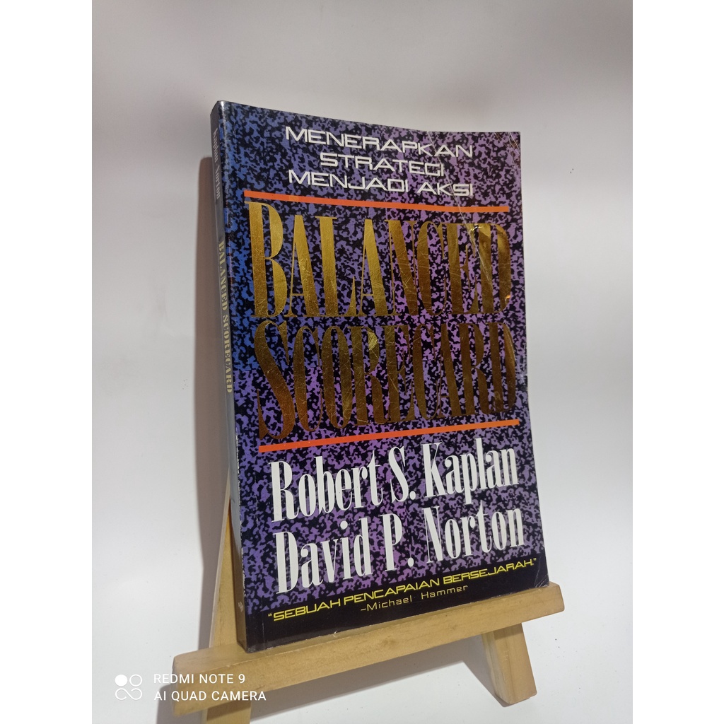 Jual Balanced Scorecard Strategi Menjadi Aksi - Kaplan Norton | Shopee ...