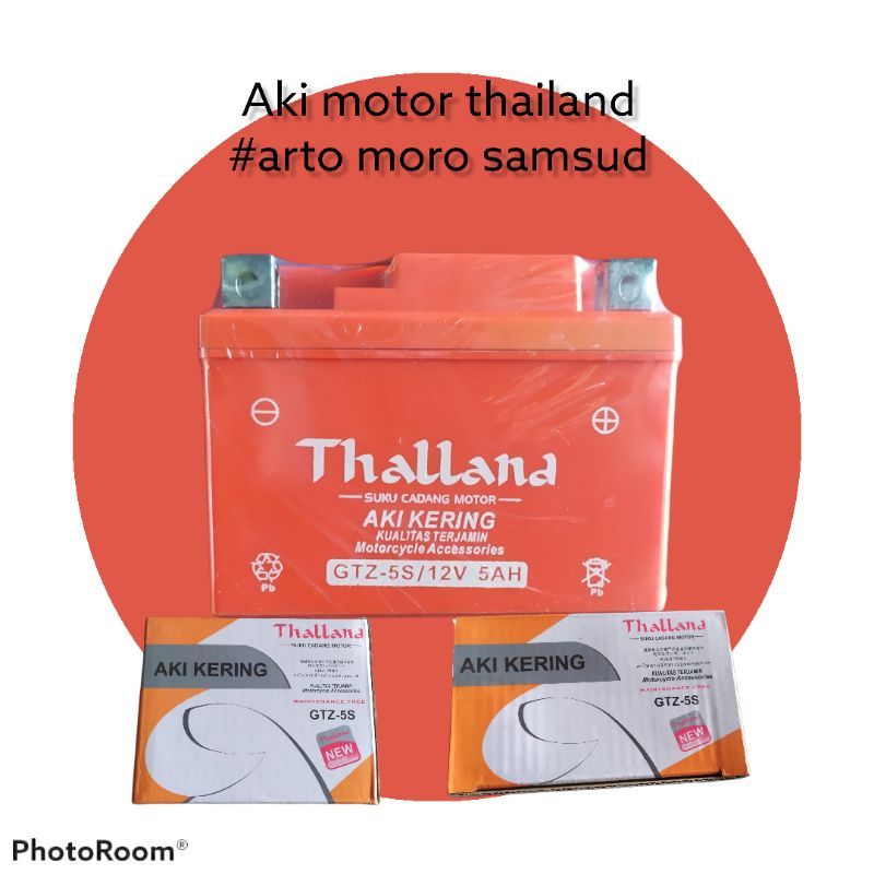 Jual AKI MOTOR THAILAND 12V_5AH | Shopee Indonesia