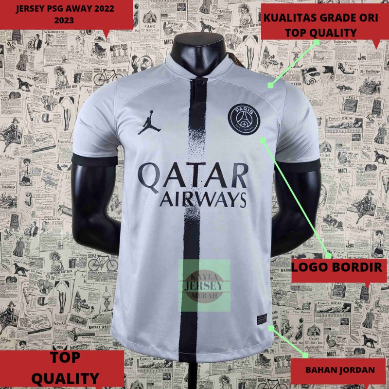 Jual Jersey Bola Psg Away Grade Ori Top Quality Shopee Indonesia