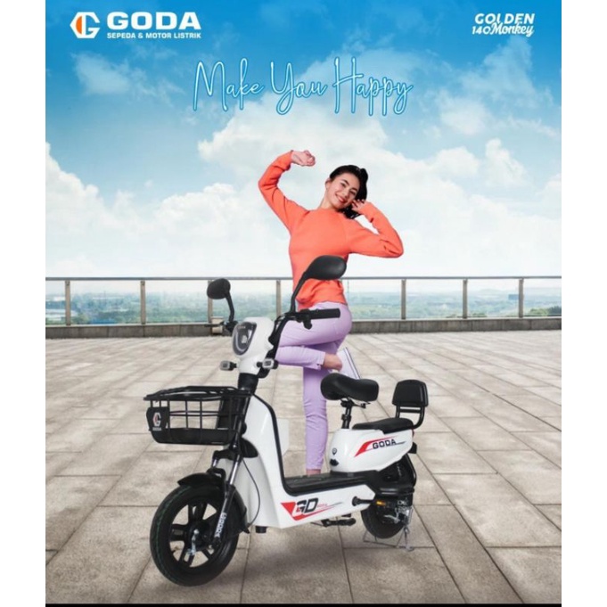 Jual sepeda listrik goda mokey | Shopee Indonesia