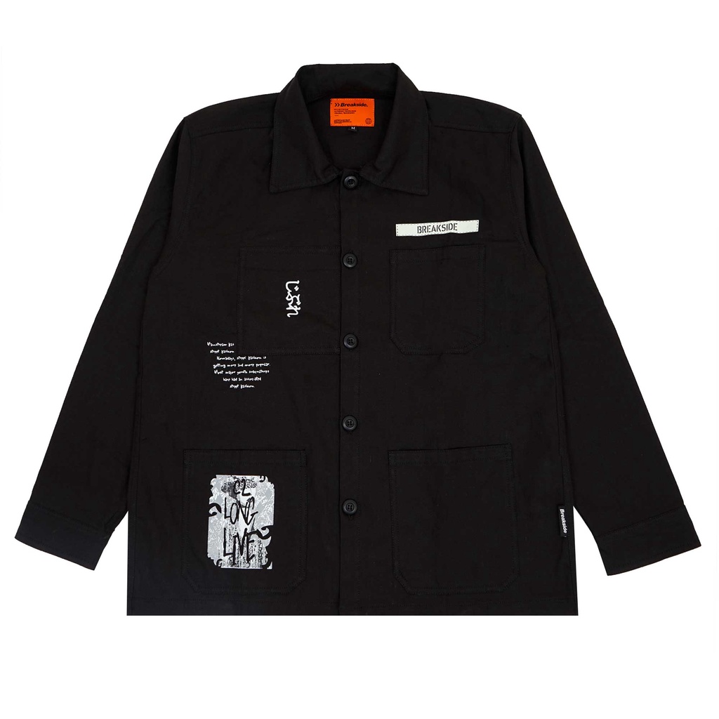 Jual Breakside OverShirt Long Live - Black | Shopee Indonesia