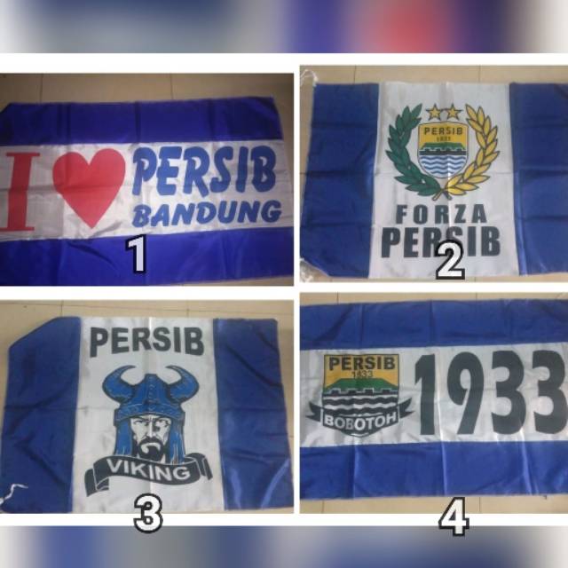 Jual BEST SELLER Bendera persib viking Giant flage kecil Ukuran ...