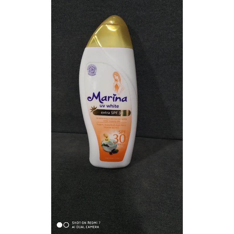 Jual Marina Uv White Extra Spf Hand Body Lotion Ml Shopee Indonesia