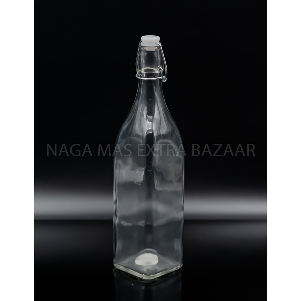 Jual Botol Kaca / Swing Bottle 1 Liter | Shopee Indonesia