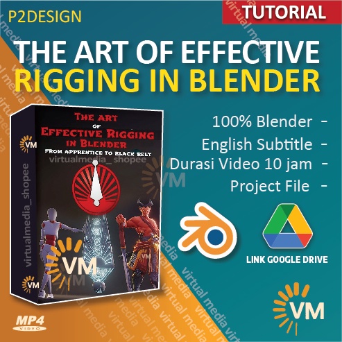 Jual TUTORIAL THE ART OF EFFECTIVE RIGGING IN BLENDER 3D RIG ANIMATION ...