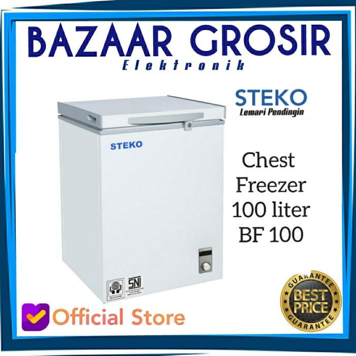 Jual Cooler Promo Murah Steko Bf100 Chest Freezer Box Lemari Pembeku ...