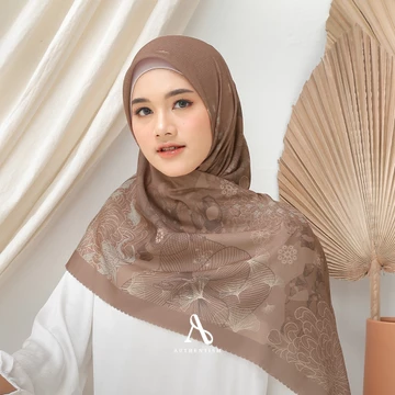 AUTHENTISM ID Maliqa Series Kerudung Segi Empat Motif Lamina Voal Lasercut Premium