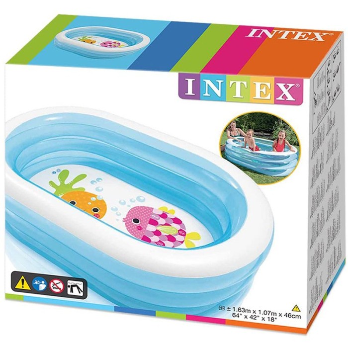 Jual Kolam Intex - My Sea Friends Pool 163 Baby Swim Spa 57482 | Shopee ...