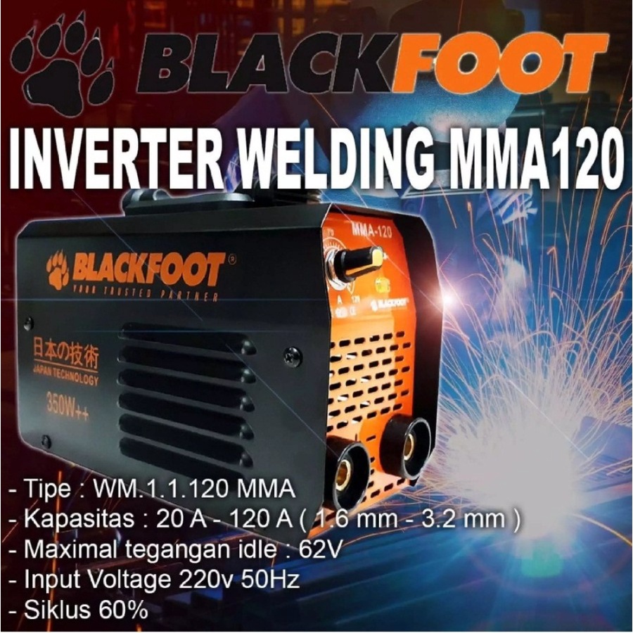 Jual Blackfoot Mesin Las Inverter Mma A Watt Trafo Las Mma A