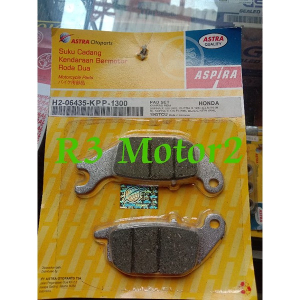 Jual kampas rem cakram belakang Aspira H2-06435-kpp-1300 untuk motor ...