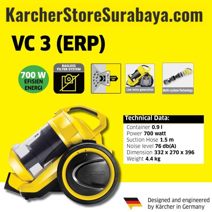 Jual Karcher Vc 3 Dry Vacuum Cleaner Mesin Penyedot Bebu Vc3 | Shopee ...