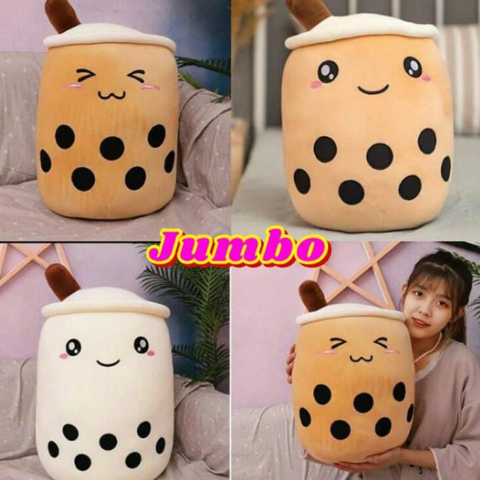 Jual Boneka Boba Bubble Milk Tea And Fruit Tea Ukuran Jumbo Cm Shopee Indonesia