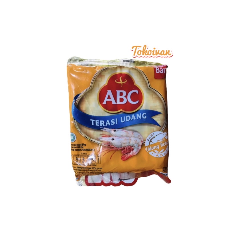 Jual Abc Terasi Udang Sachet 20pcs 4 2gr Shopee Indonesia