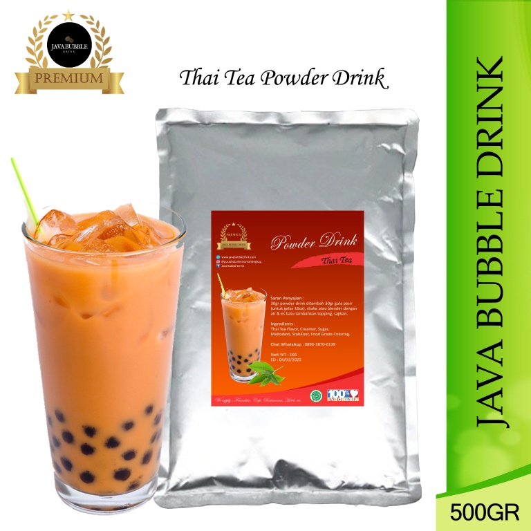 Jual Bubuk Minuman Thai Tea 500Gr | Shopee Indonesia