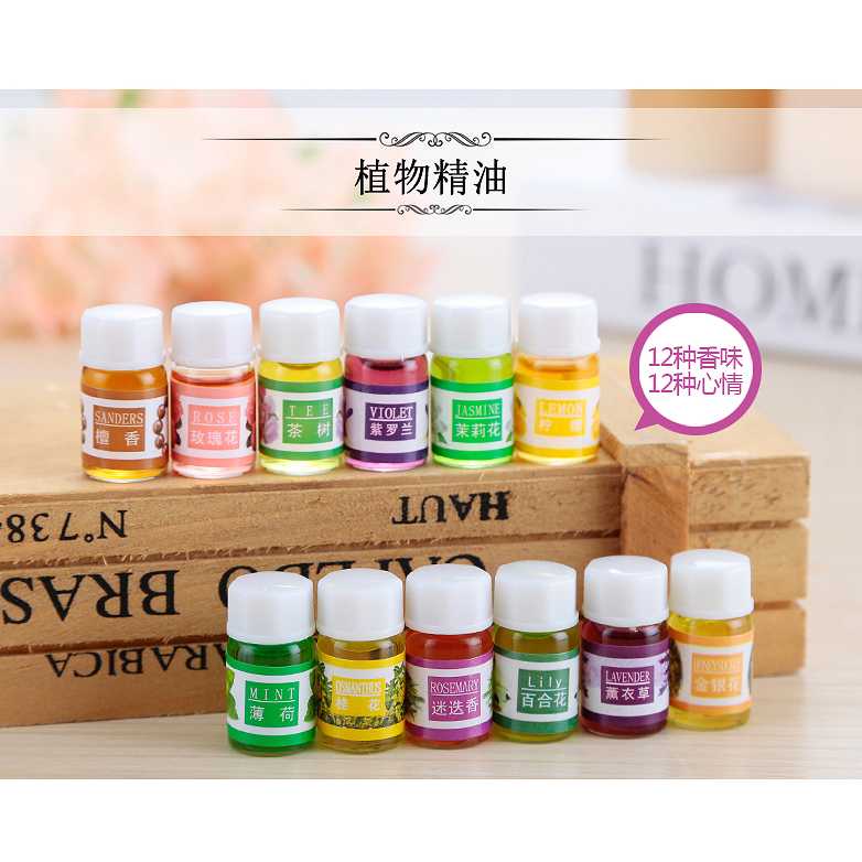 Jual Essential Oil Aroma Pengharum Ruangan 12 In 1 3ml Pewangi Ruang