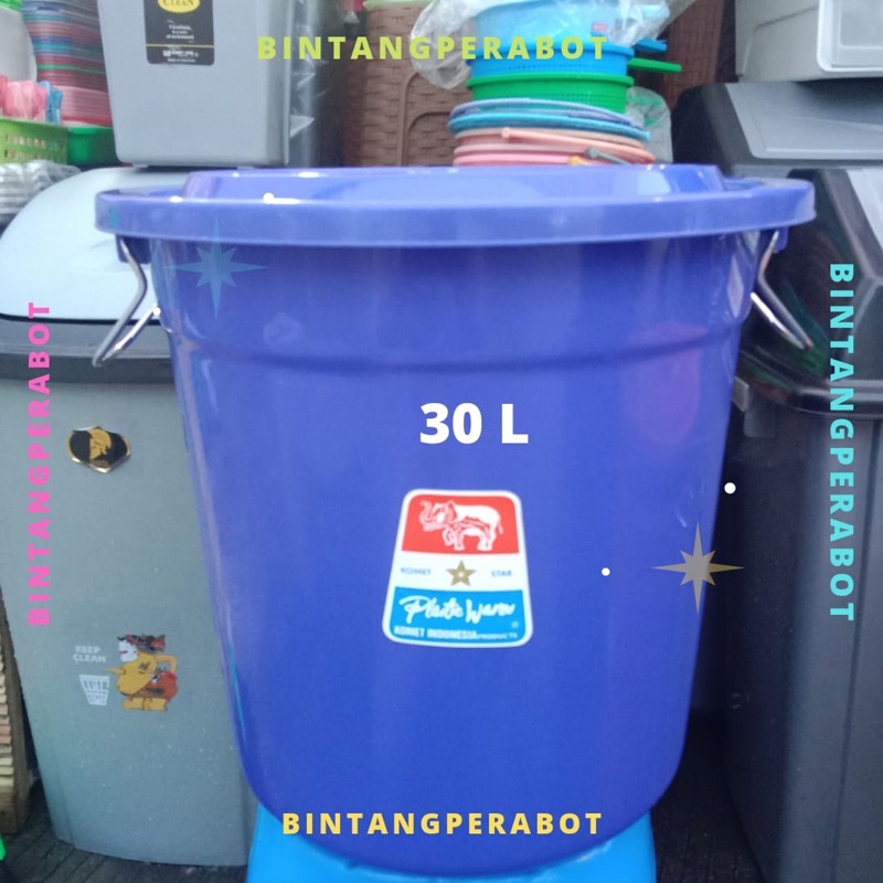 Jual Komet Star Ember 30~40~50~60 Liter Ember Plastik Tebal Murah In Shopee Indonesia 8788