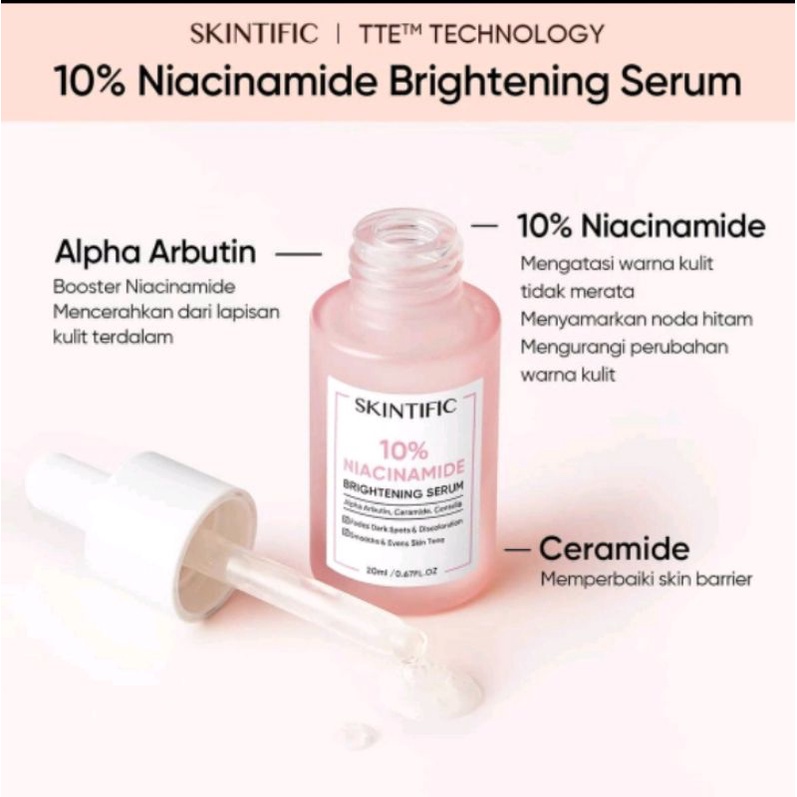 Jual Skintific 10 Niacinamide Brightening Serum 20ml Shopee Indonesia