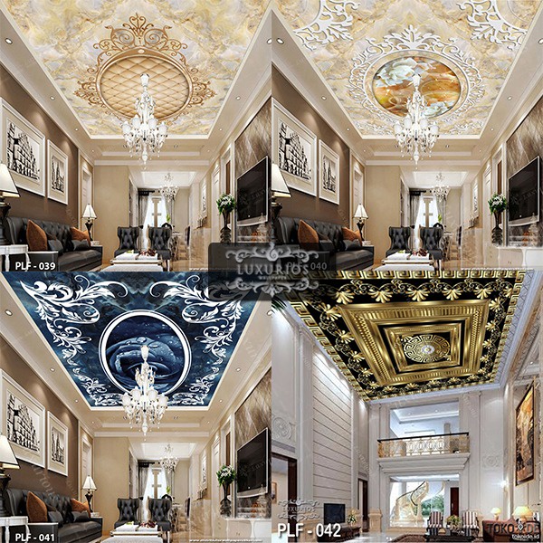 Jual Wallpaper Custom Dinding 3d Walpaper Plafon Sticker Langit Stiker ...