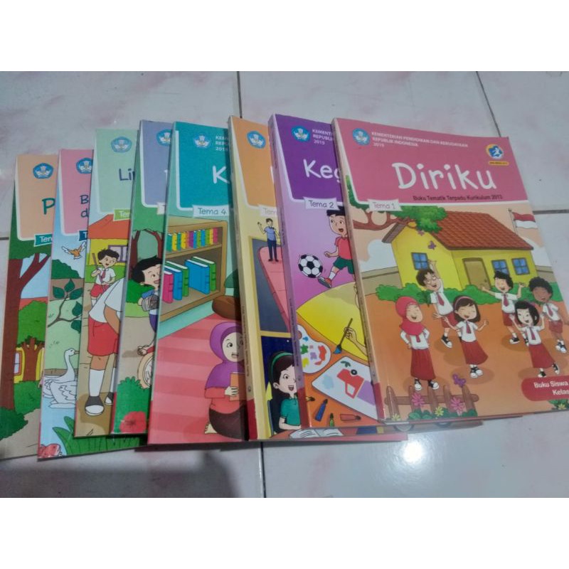 Jual BUKU SISWA SD/MI KELAS 1 BUKU TEMATIK TEMA TERPADU KEMENDIKBUD ...