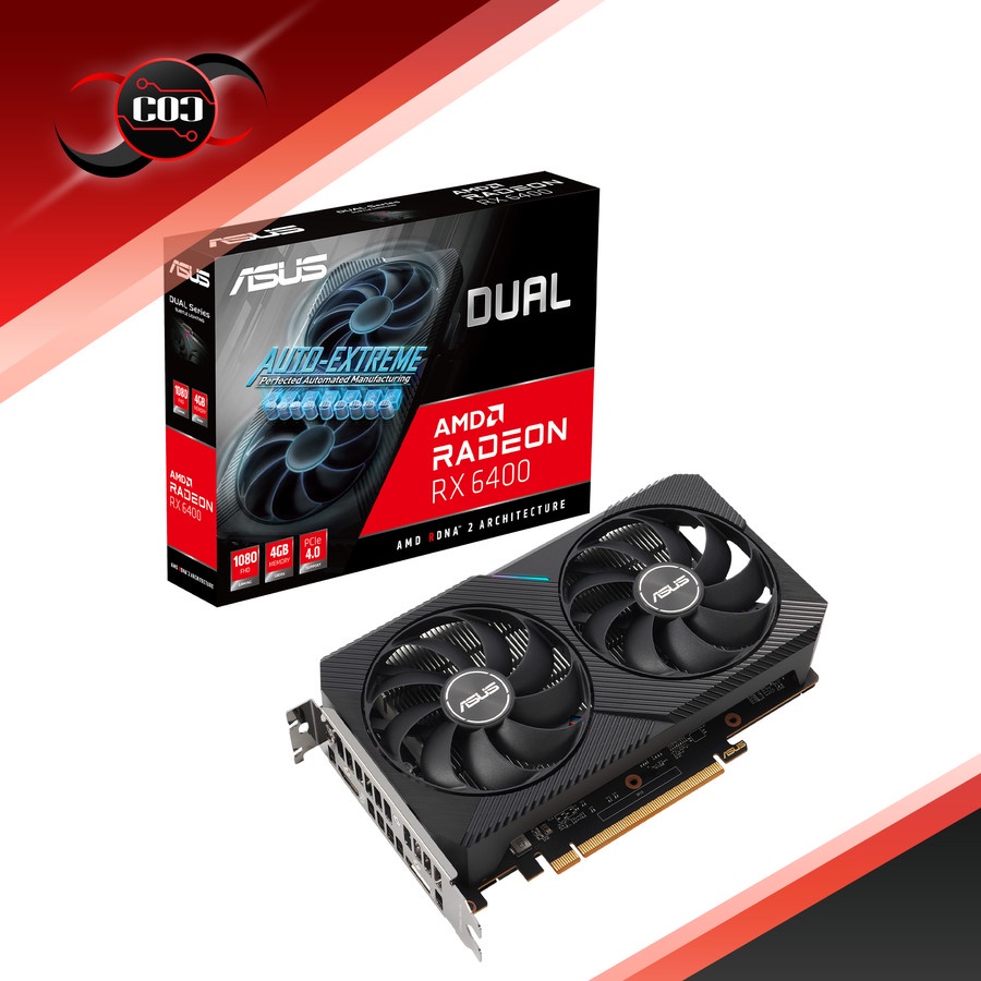 Jual ASUS DUAL Radeon RX 6400 4GB GDDR6 | Shopee Indonesia