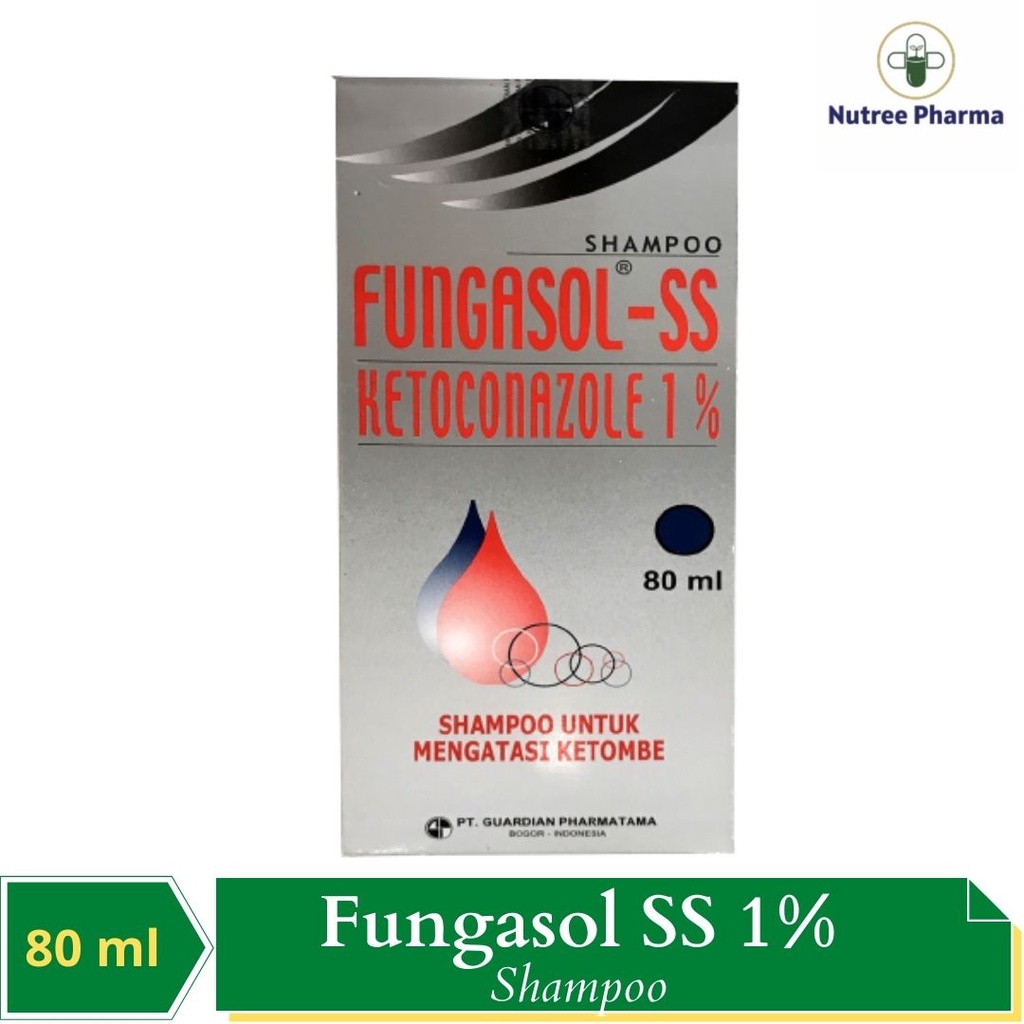 Jual Fungasol SS Ketoconazole 1 Shampoo Untuk Mengatasi Ketombe 80 ml