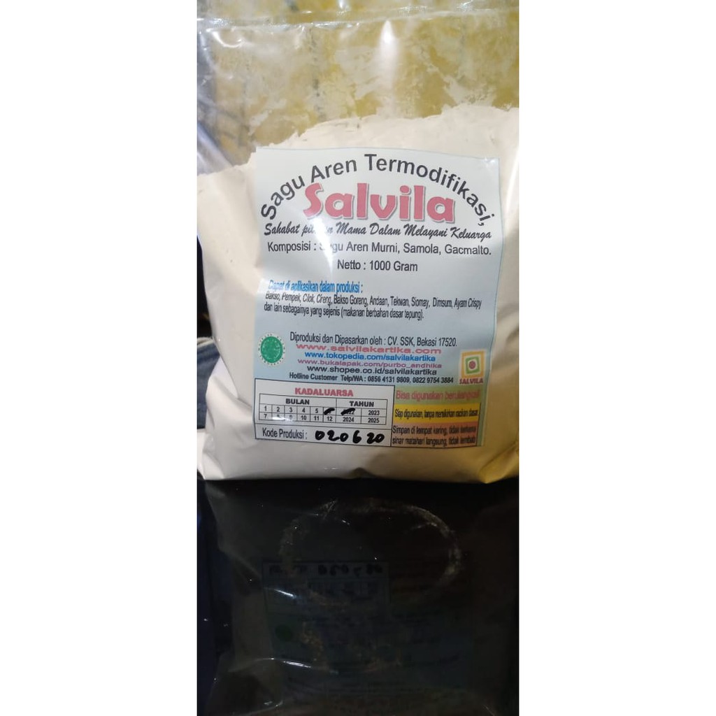 Jual TEPUNG SAGU AREN MODIFIKASI 1KG MEREK SALVILA | Shopee Indonesia
