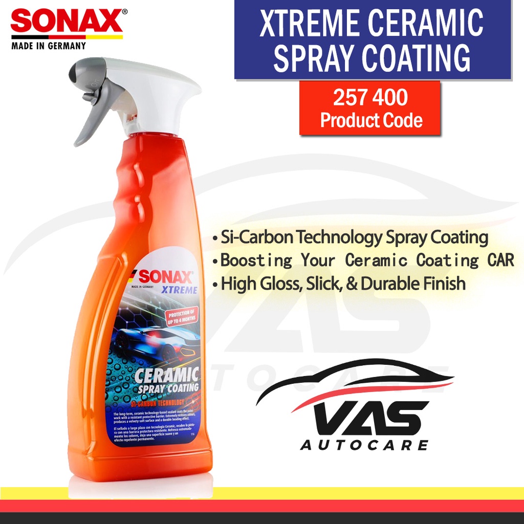 Sonax Ceramic Spray Coating 750ml  Long term sealing with  Si-Carbon-Technology