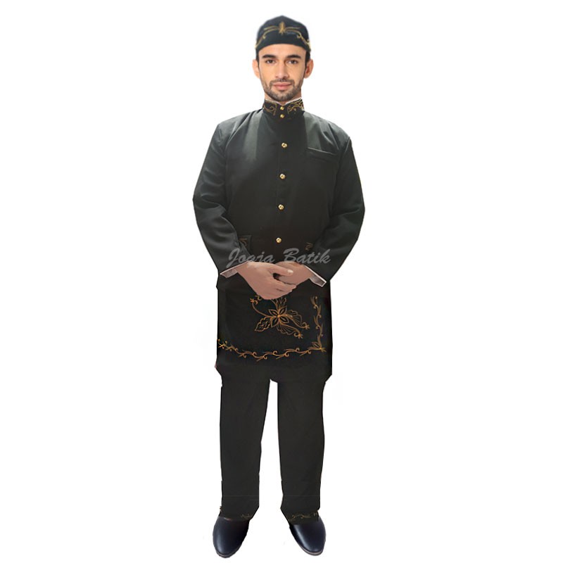 Jual Beskap Sunda Betawi Basofi Bordir Lengkap Peci Celana Bebet ...