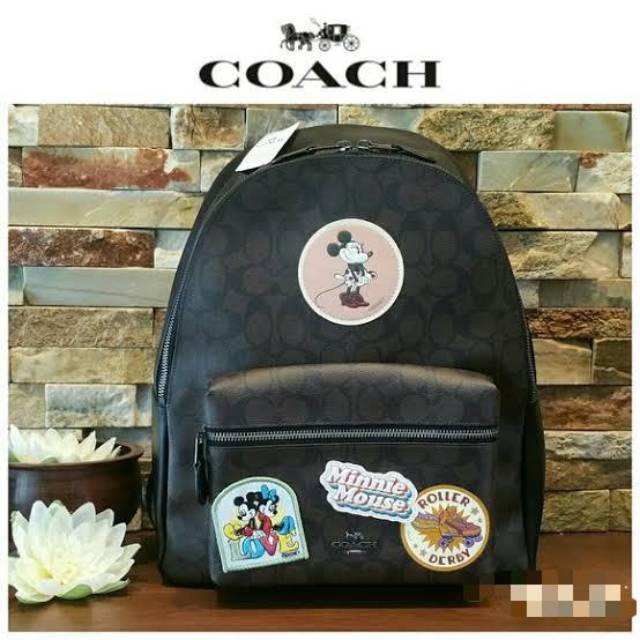 Coach minnie mouse backpack outlet