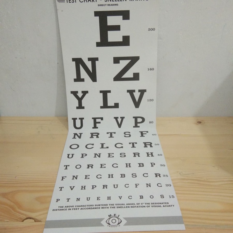 Jual Test Chart Snellen Rating / Tes Kesehatan Mata | Shopee Indonesia