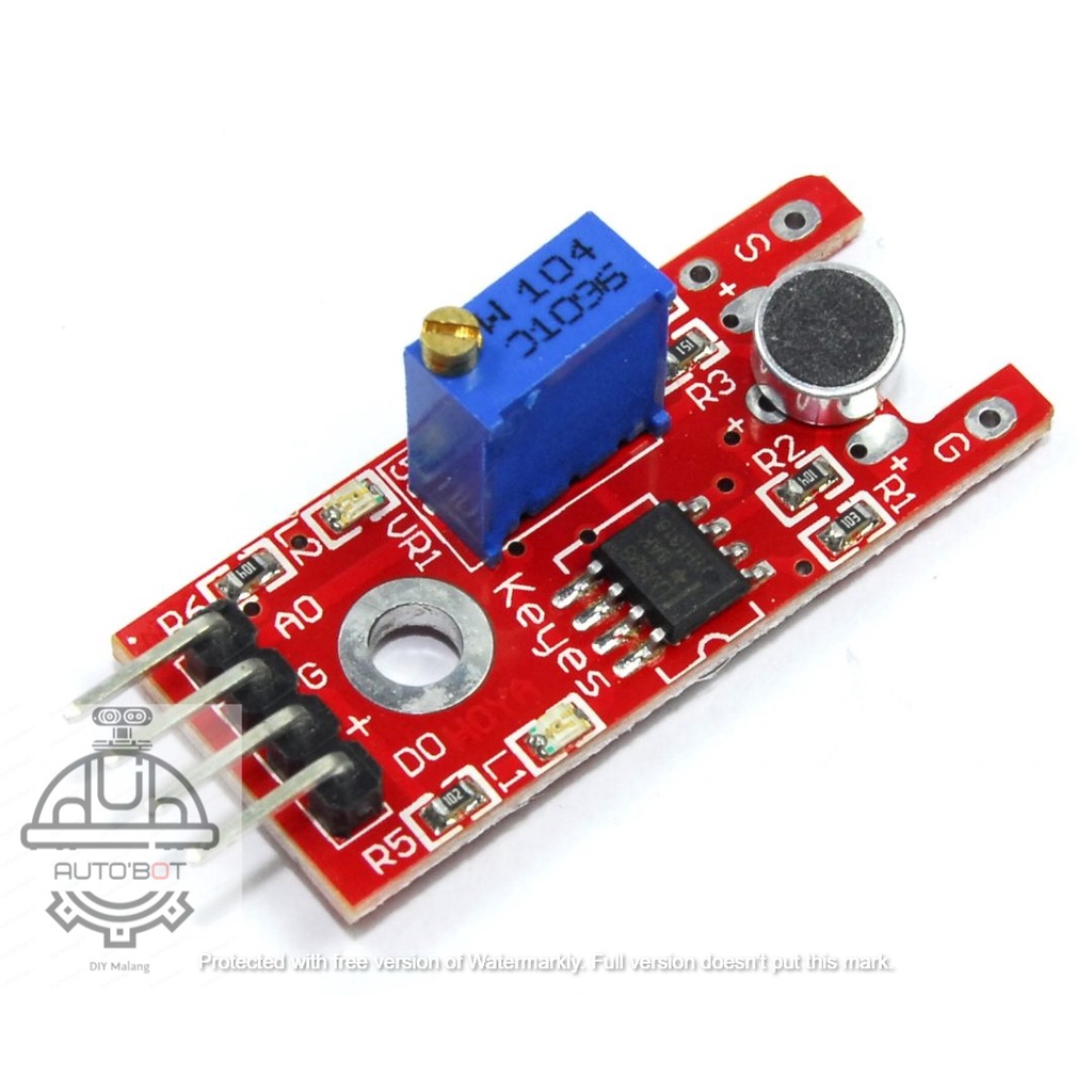 Jual Sound Voice Detection Sensor Microphone sensor Micropon sensor ...
