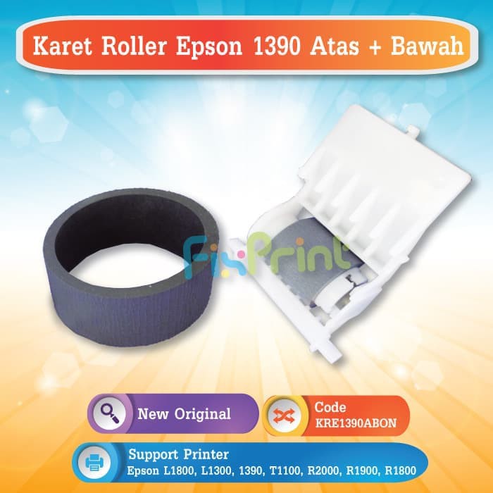 Jual Karet Roller Asf Epson 1390 r1390 T1100 R2000 L1300 L1800 Original ...