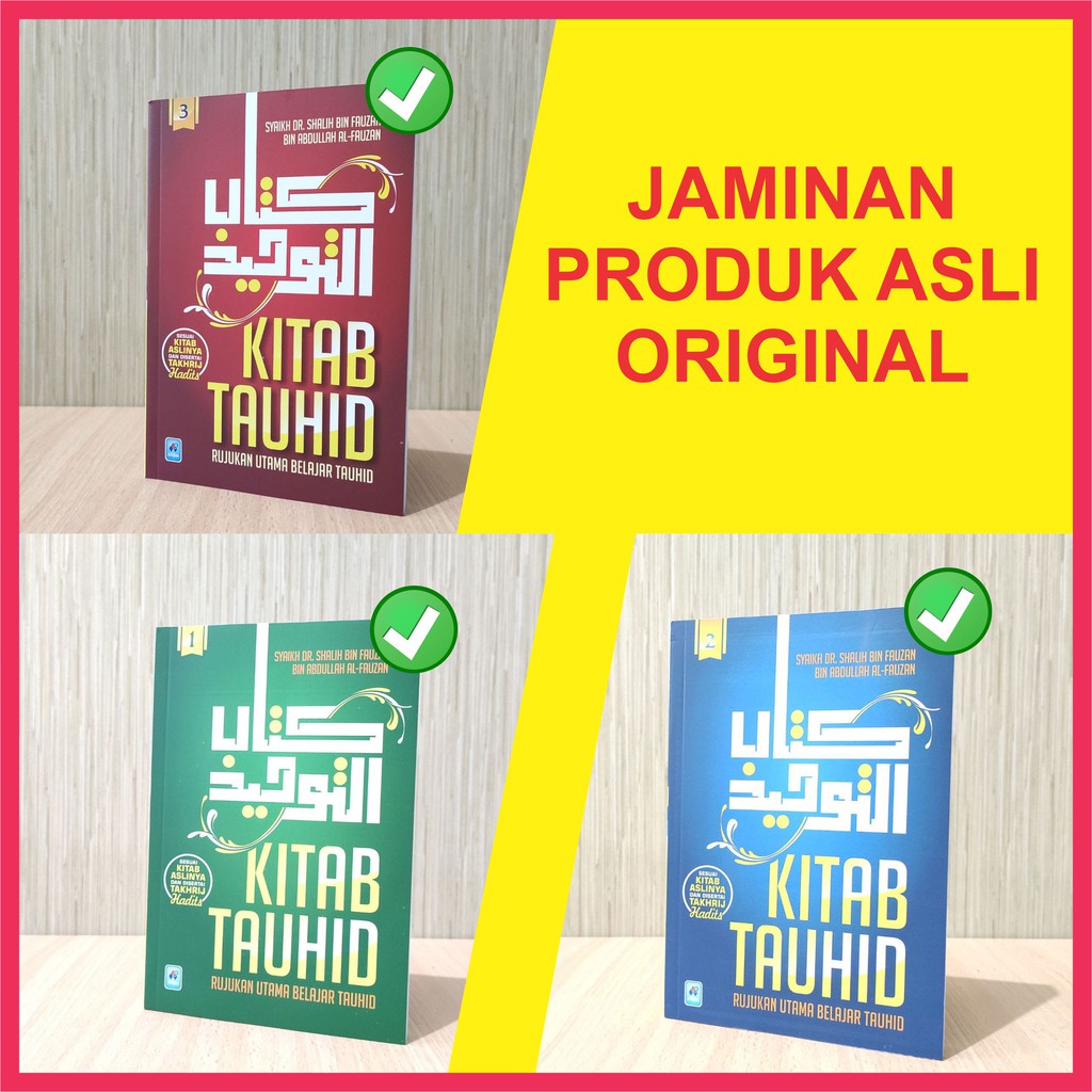 Jual Kitab Tauhid Jilid 1 2 3 Pustaka Arafah Asli - Syaikh Fauzan ...