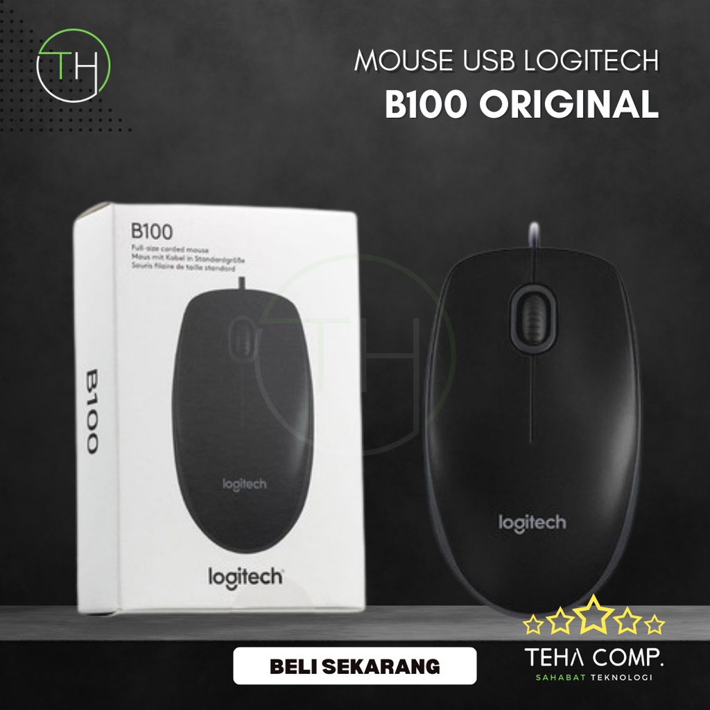 Jual Mouse USB Mouse Logitech Untuk Komputer CPU Laptop CCTV LOGITECH ...
