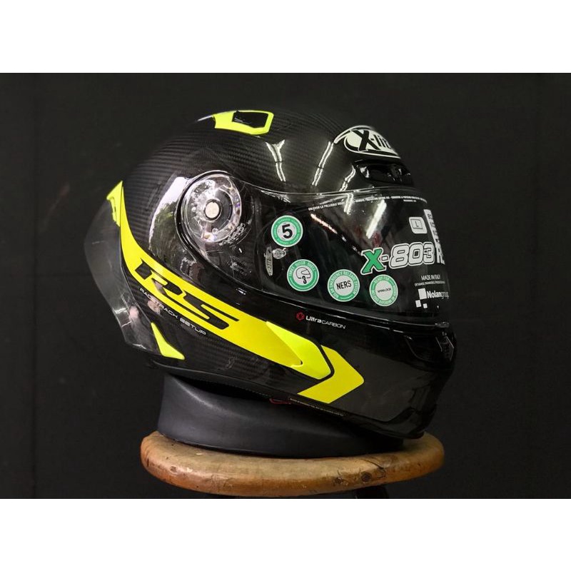 Jual Helm Motor Full Face Full Carbon Xlite Premium X803 RS Black ...