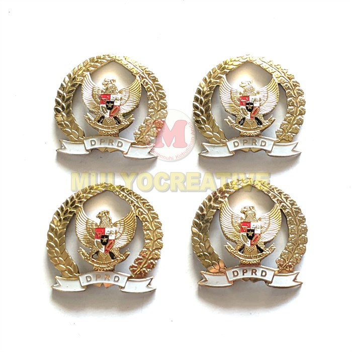 Jual Pin DPRD Garuda Full Logam Bros DPRD Wara Emas Logam Kuningan ...