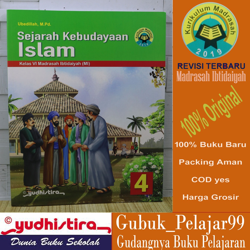 Jual Sejarah Kebudayaan Islam (SKI 4) Untuk Kelas 6 MI Kurikulum ...