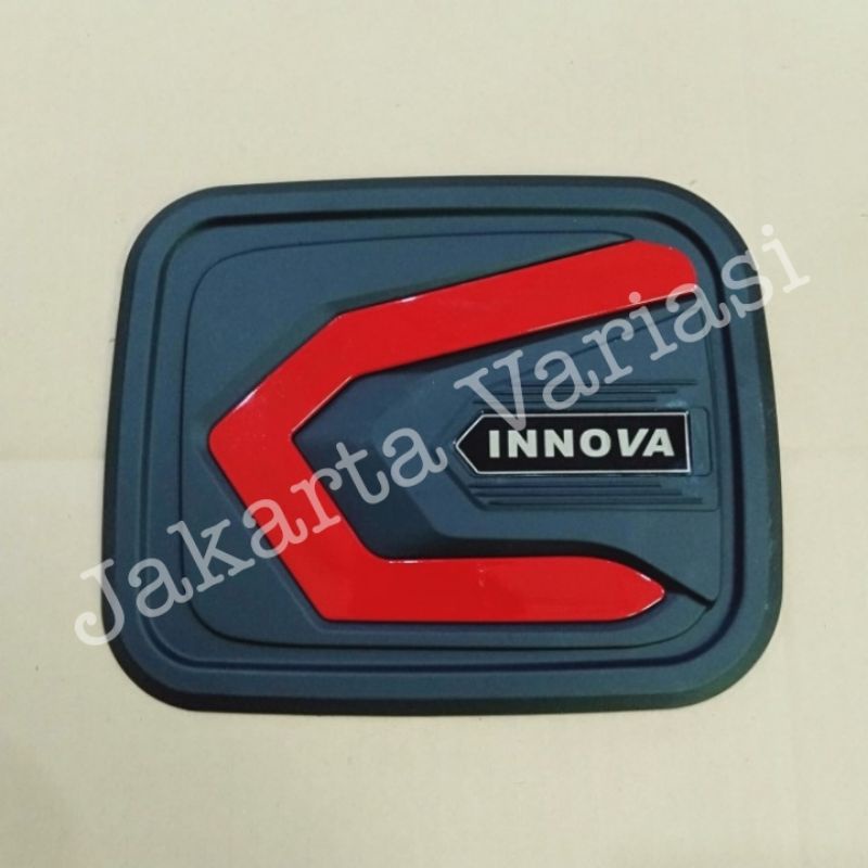 Jual Tank Cover Tutup Tangki Innova lama New Grand-Hitam List Merah ...