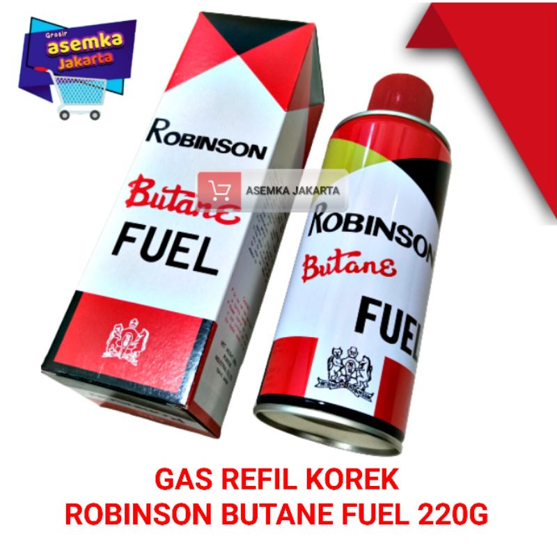 Jual Gas Robinson Butane Fuel Refill isi ulang Korek Gas 220g | Shopee ...