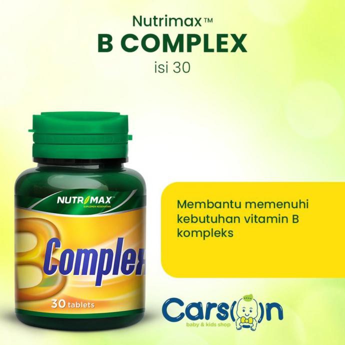 Jual Terbaik Nutrimax B Complex Vitamin Untuk Kesehatan Saraf Tubuh ...